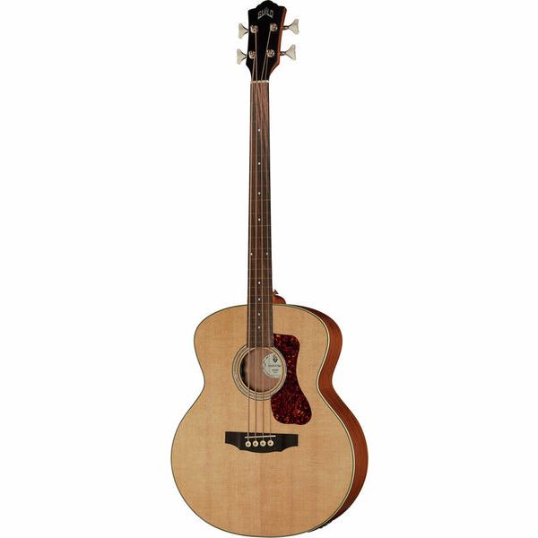 Guild B-240EF Acoustic Bass test och avisering på ljud och byggkvalitet