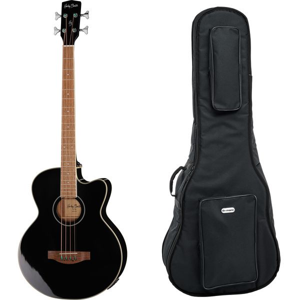 Harley Benton B-30BK Acoustic Bass test, teknisk analys och bedömning