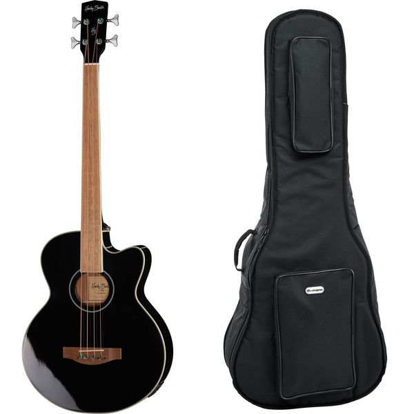 Harley Benton B-30BK-FL Acoustic Bass test och teknisk analys