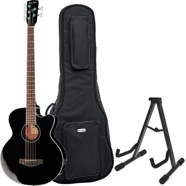 Harley Benton B-35BK Acoustic Bass Bundle test och avis