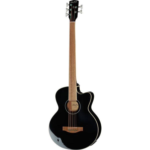 Harley Benton B-35BK-FL Acoustic Bass Series test, Komplett recension