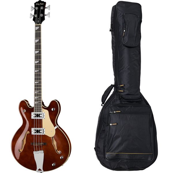 Harley Benton HB-60 WB w/Bag: Test complet av semi-hollowbody elbas