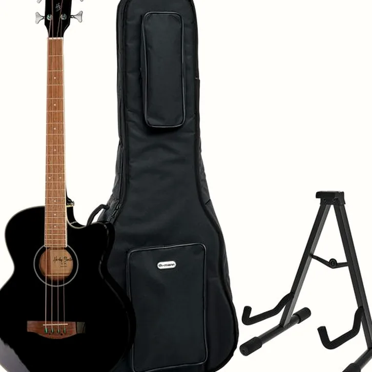 Harley Benton B-30BK Acoustic Bass Bundle recension: ljud, byggkvalitet och känsla