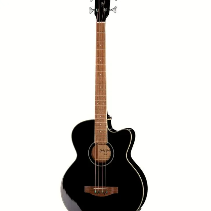 Harley Benton B-30BK Acoustic Bass Series test, komplett recension