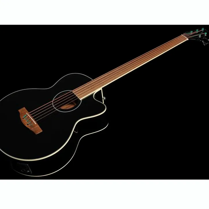 Recension av Harley Benton B-35BK-FL Acoustic Bass Bundle: våra intryck efter att ha spelat