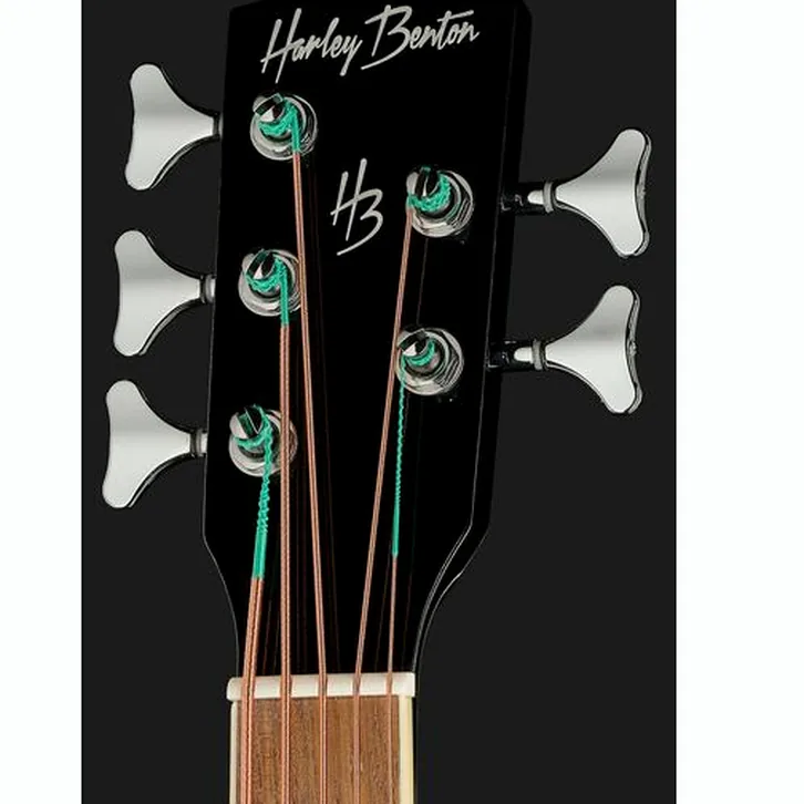 Harley Benton B-35BK-FL Acoustic Bass test och teknisk analys