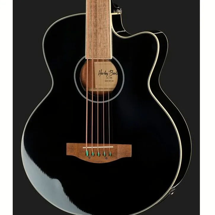 Harley Benton B-35BK-FL Acoustic Bass test och teknisk analys