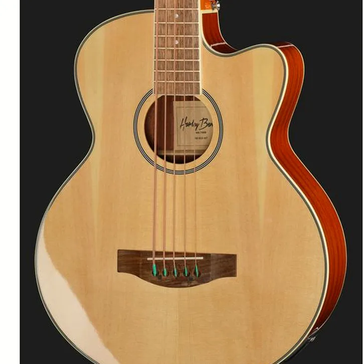Harley Benton B-35NT Acoustic Bass Bundle test och teknisk analys