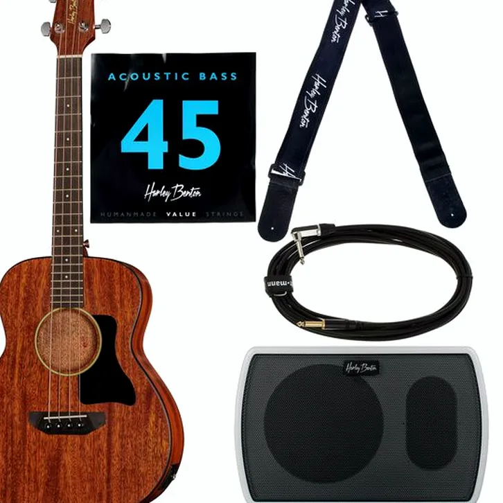 Harley Benton GS-Travel-E Bass Mahoga Set test och teknisk analys