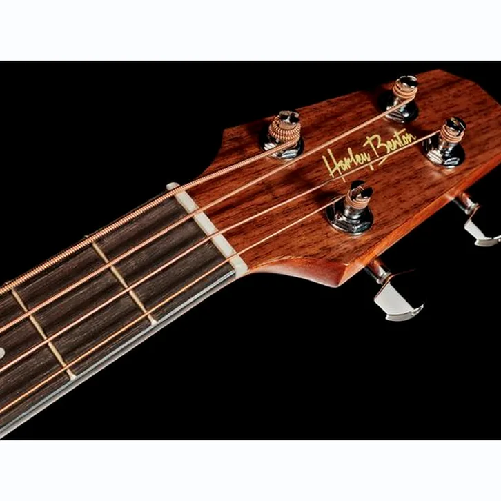 Test och recension av Harley Benton GS-Travel-E Bass Mahogany