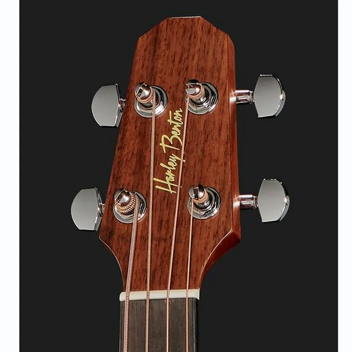 Test och recension av Harley Benton GS-Travel-E Bass Mahogany