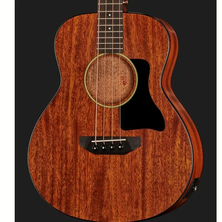 Test och recension av Harley Benton GS-Travel-E Bass Mahogany