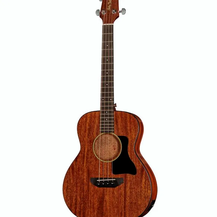 Test och recension av Harley Benton GS-Travel-E Bass Mahogany