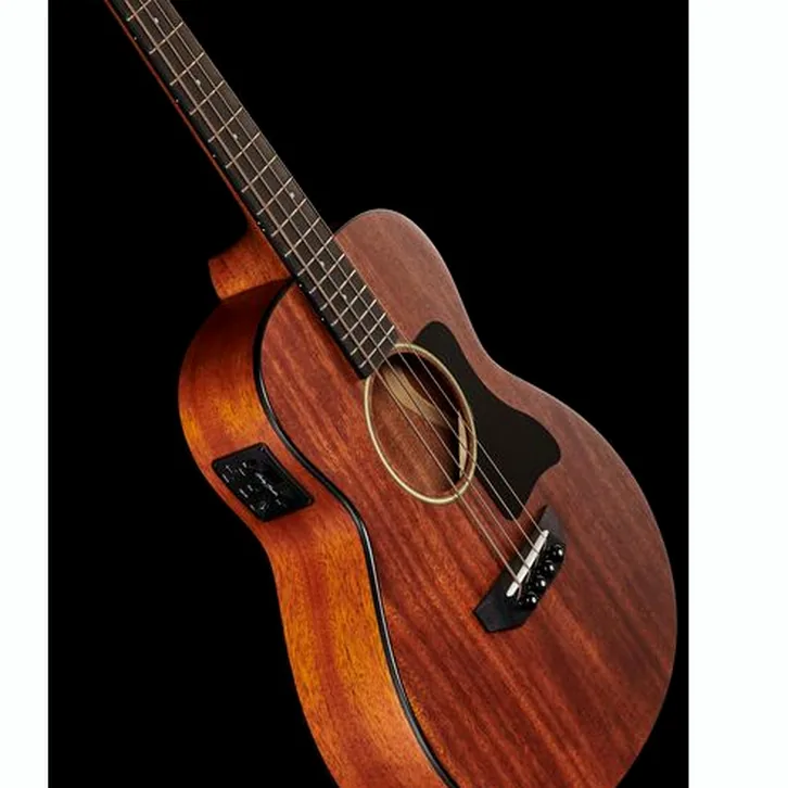 Test och recension av Harley Benton GS-Travel-E Bass Mahogany