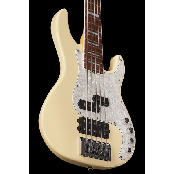 Harley Benton Enhanced MP-5EB Creme w/Bag