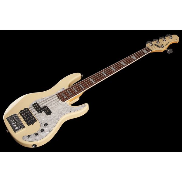Harley Benton Enhanced MP-5EB Creme w/Bag