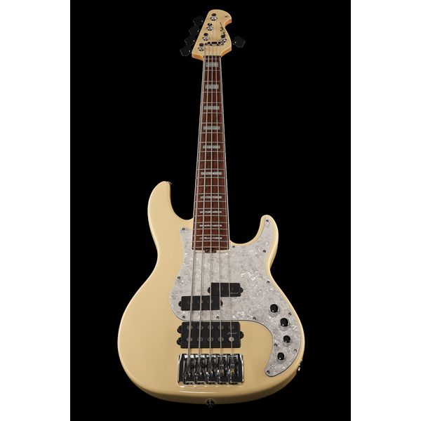 Harley Benton Enhanced MP-5EB Creme Bundle
