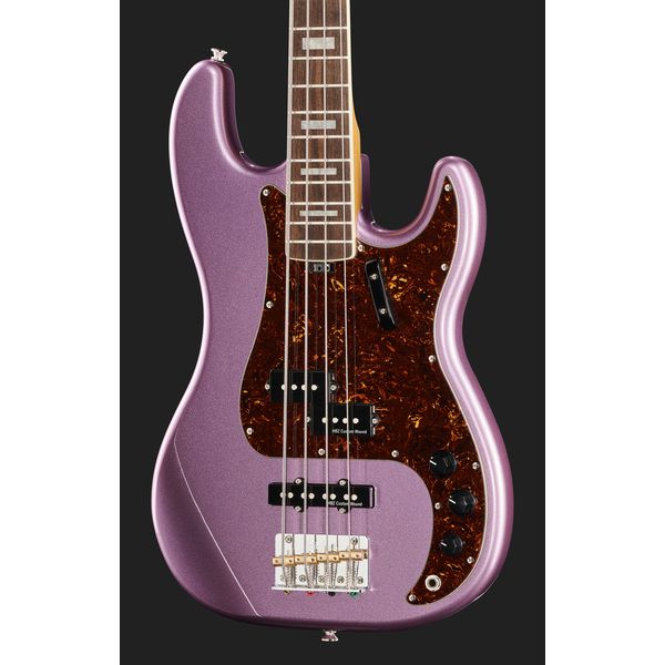Harley Benton MV-4PJ Burgundy Mist w/Case
