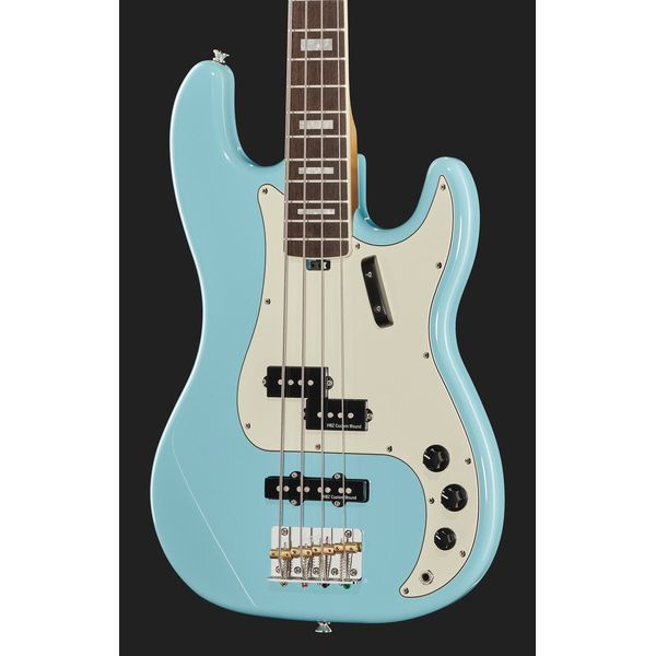 Harley Benton MV-4PJ Daphne Blue w/Case