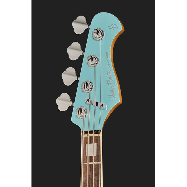 Harley Benton MV-4JB Daphne Blue w/Case
