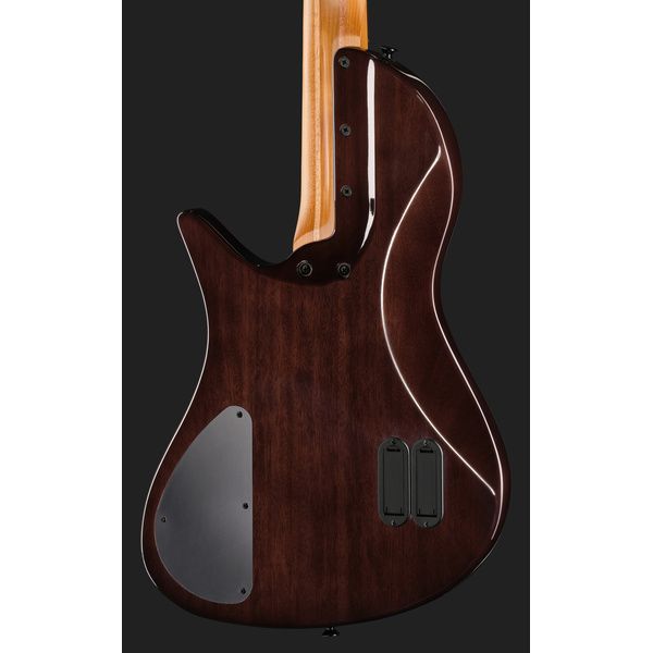 Harley Benton MSB-5 Black Flame Burl