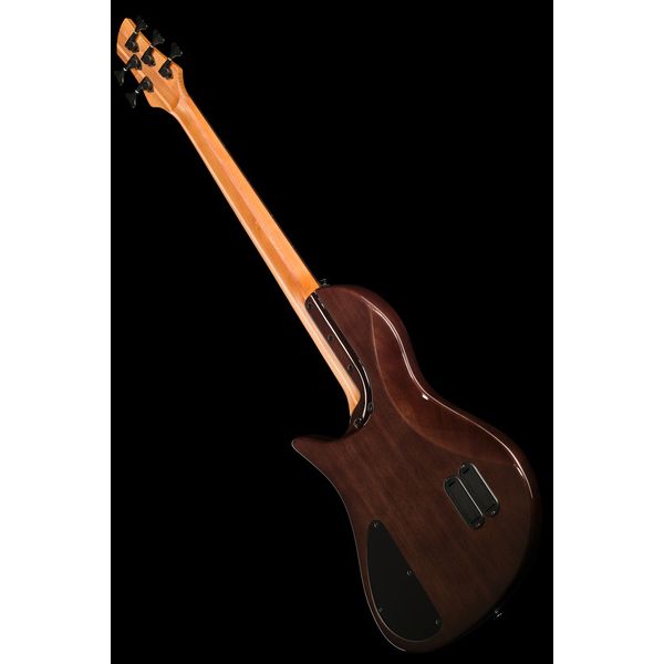 Harley Benton MSB-5 Black Flame Burl
