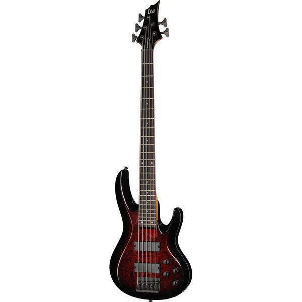ESP LTD B-205DX RB recension test av teknisk basgitarr