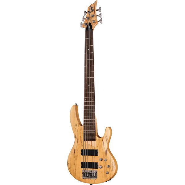 ESP LTD B206 Natural Satin test, mångsidig sexsträngad bas