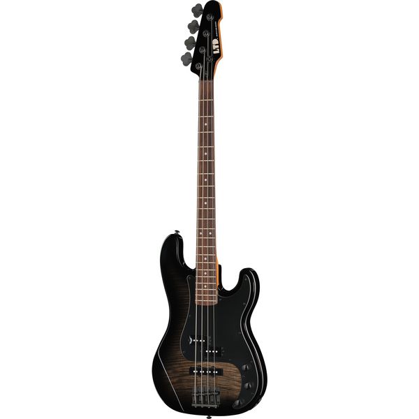 ESP LTD Surveyor-204DX BB recension: test av aktiv bas i Black Burst