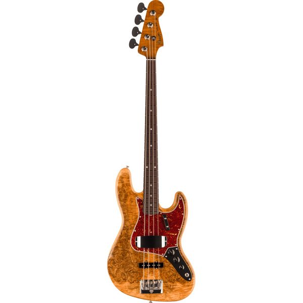 Fender Artisan Maple Burl J-Bass AN test och teknisk recension