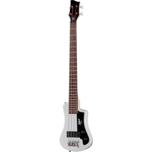 Test av Höfner Shorty Bas Signal White, kompakt med klassisk design