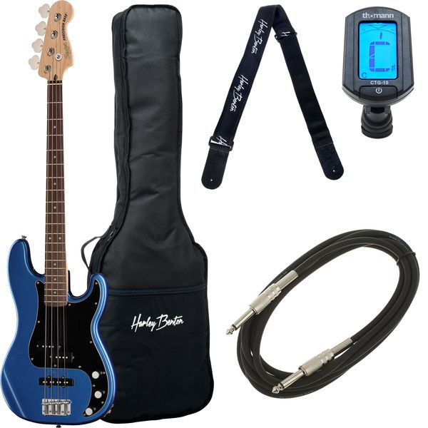 Squier Affinity P Bass PJ LPB Bundle test och omdöme 2023