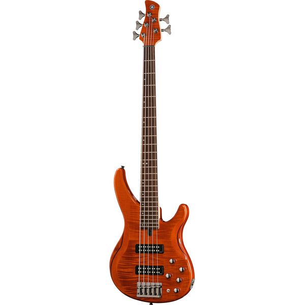Yamaha TRBX 605FM Caramel Brown recension och test av femsträngad bas